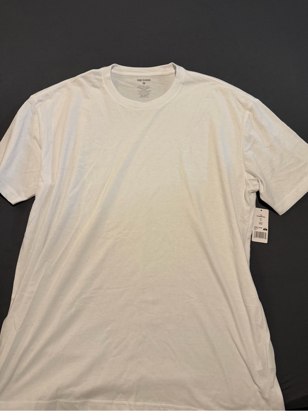 Men's White Crewneck Short Sleeve T-Shirt